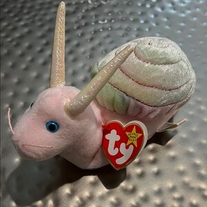 Ty Swirly Snail Beanie Baby- Tag Errors